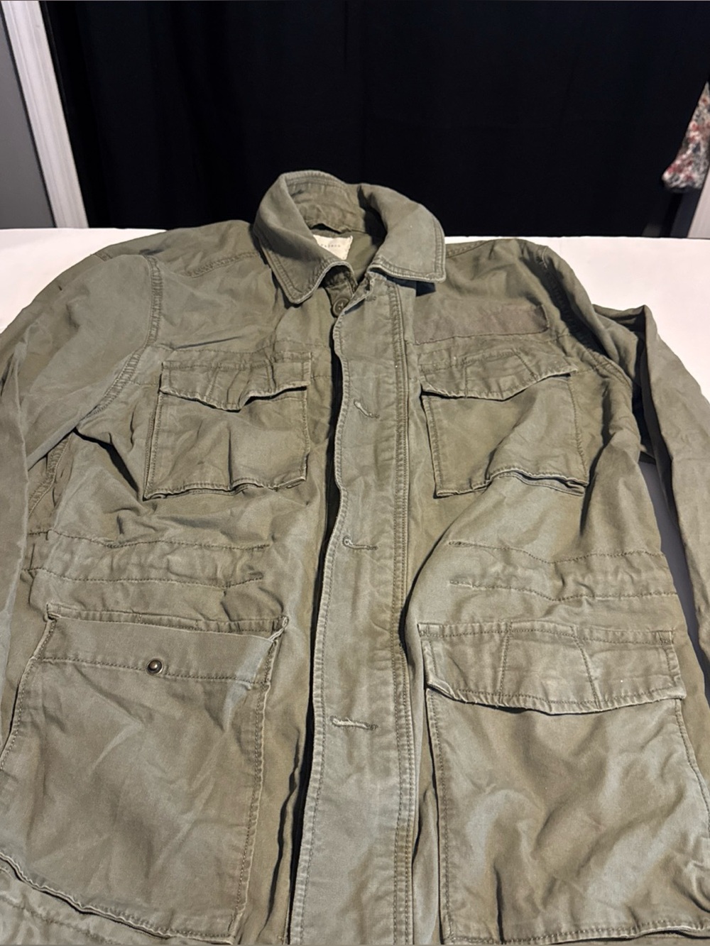Aeropostale Medium Green Military Jacket